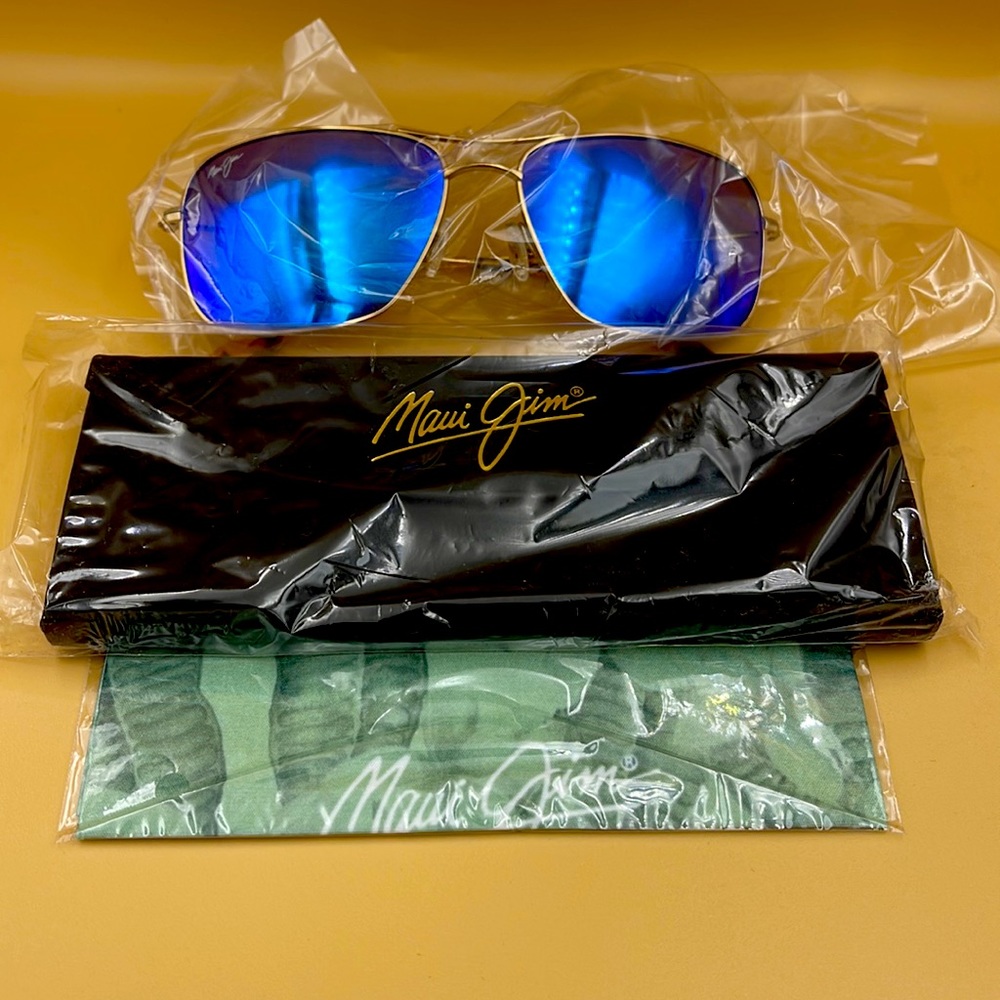 New ~ Maui Jim ~ Wiki Wiki Polarized Lenses w/ Titanium Frames 246-16